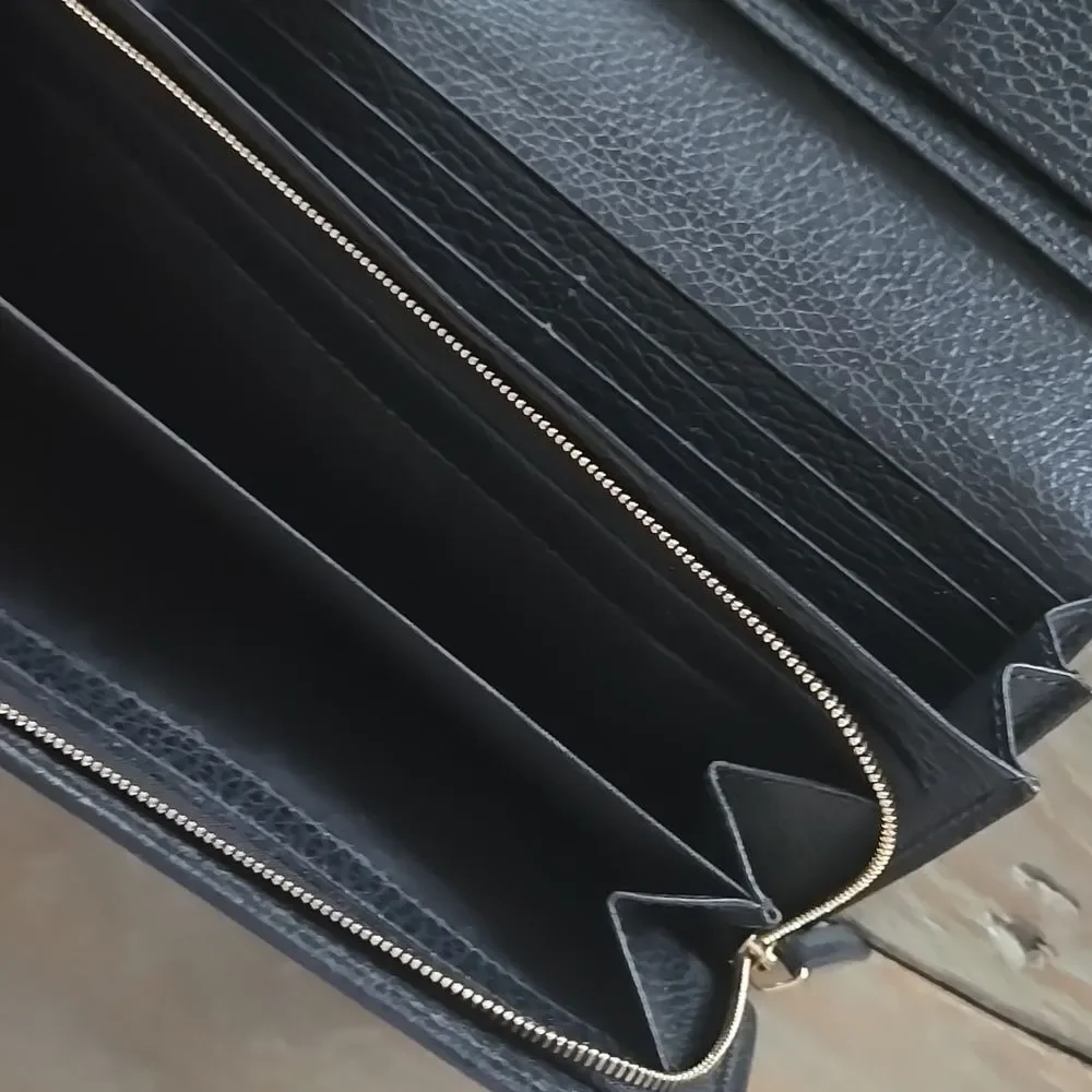 Gucci Wallet long black leather - Picture 8 of 8